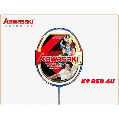 Kawasaki King K9 Badminton Racquet Red Blue Lazada