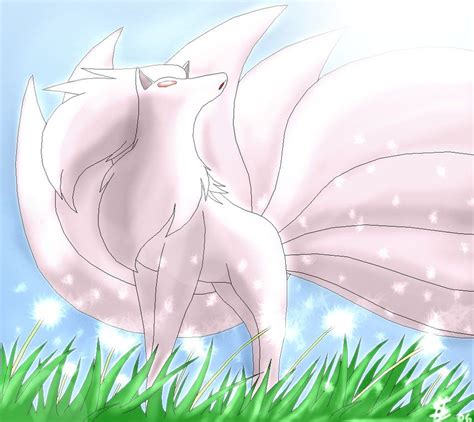 Shiny Ninetales | Shiny pokemon, Pokemon fan art, Pokemon