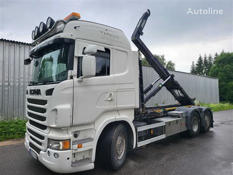 Scania R480 6X2 4 JOAB 20T HOOKLIFT Hook Lift Truck For Sale Estonia