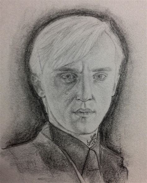Draco Malfoy pencil drawing by Blu--Berry on DeviantArt