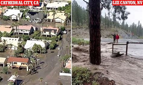 Tropical Storm Hilary Aftermath In Cathedral City Leaves Cars And Residents Trapped In The Mud