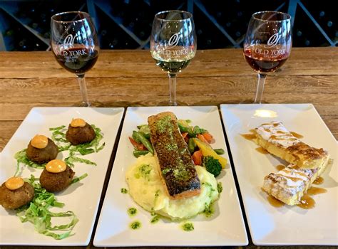 3 Course Wine Pairing Old York Cellars Winery And Vineyard