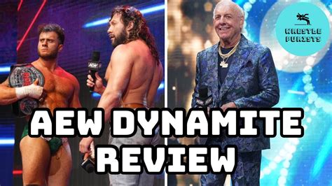 AEW Dynamite Review Ric Flair Is Stings Gift MJF Vs Omega Set Okada