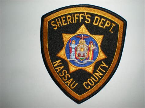 Nassau County New York Sheriffs Office Patch Ebay