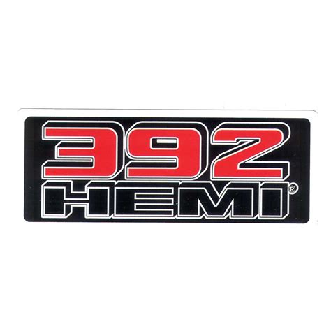 Sticker 392 Hemi — Detroit Shirt Company