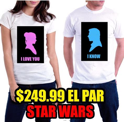 Playeras Para Parejas Novios Star Wars Mercadolibre 📦