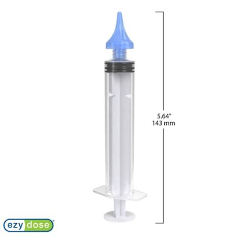 Ezy Dose Ear Wax Removal Syringe Tri Stream Tip Prevents Ear