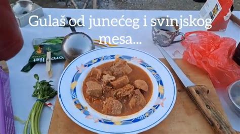 Gulas Od Svinjskog I Juneceg Mesa U Kotlicu YouTube