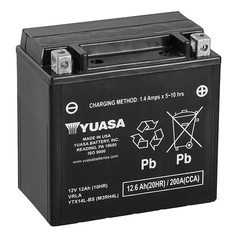 Yuasa Ytx L Bs V Vrla Motorbike Motorcycle Battery