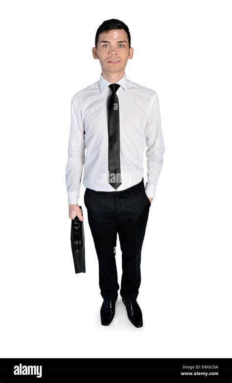 Young Business Man Looking Camera Stock Photo Alamy