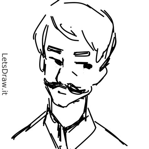 draw mustache uedbtpng letsdrawit