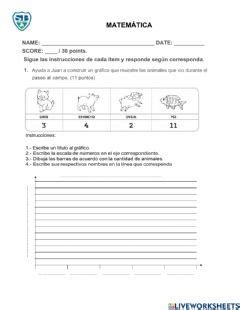 Ficha Online De Gr Fico De Barras