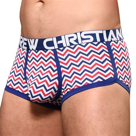 Andrew Christian Boxer Almost Naked Zig Zag Inderwear