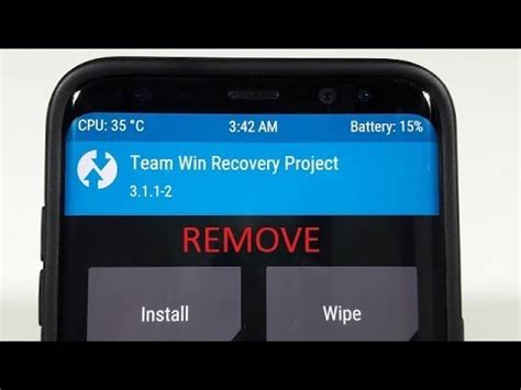 How To Remove Twrp Recovery On The Galaxy S And Galaxy S Youtube