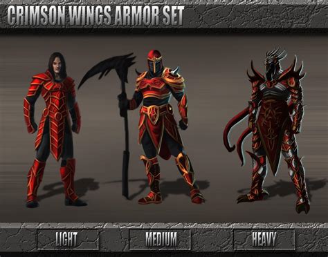 Crimson Wings Armor Set Image Renegade Medieval Moddb