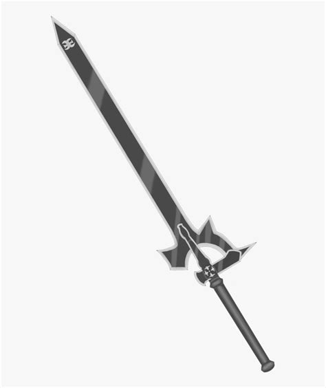 Transparent Real Sword Png Sao Kirito Sword Png Png Download