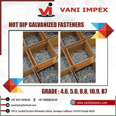 Vani High Tensile Hdg Fasteners Assembly Grade Grade