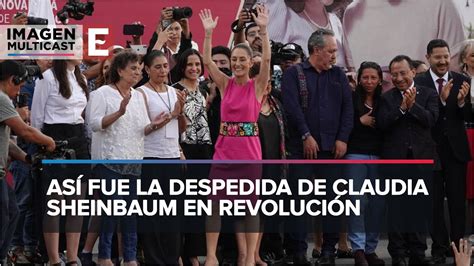 Claudia Sheinbaum Se Despide De La CDMX Desde El Monumento A La