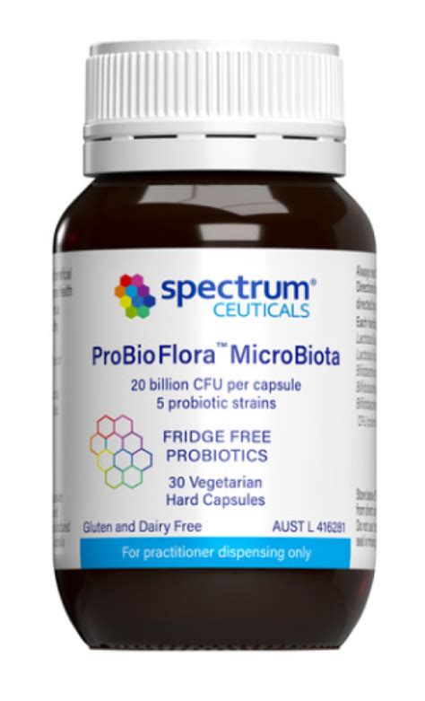 Spectrumceuticals Probioflora Microbiota 30 Capsules Michaels Chemist