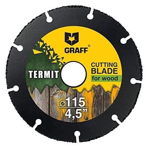 GRAFF Termit Disque Bois Meuleuse 115 Mm Disque A Tronconner Le Bois