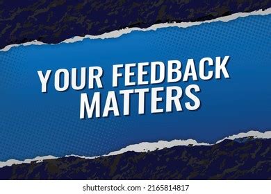 Your Feedback Matters Word Vector Illustration Stock Vector (Royalty Free) 2165814817 | Shutterstock