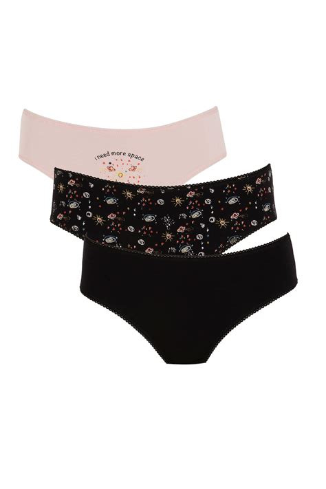 Siyah Kadın lü Basic Pamuklu Bikini Külot DeFacto