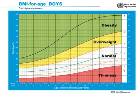 Obese BMI Chart