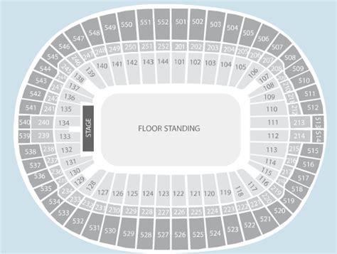 Wembley Stadium - View from Seat Block STANDING