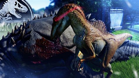 Jurassic World Evolution Spinoraptor Vs Indo Troodon And Hybrids Secrets Of Dr Wu Dlc