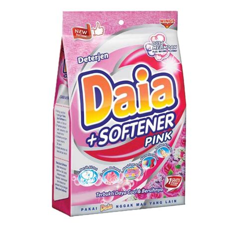 Jual Daia Detergent Bubuk Softener Pink G Shopee Indonesia