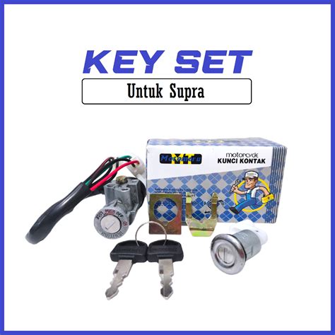 Jual Kunci Kontak Atau Key Set SUPRA Merek MOTOMERU Shopee Indonesia