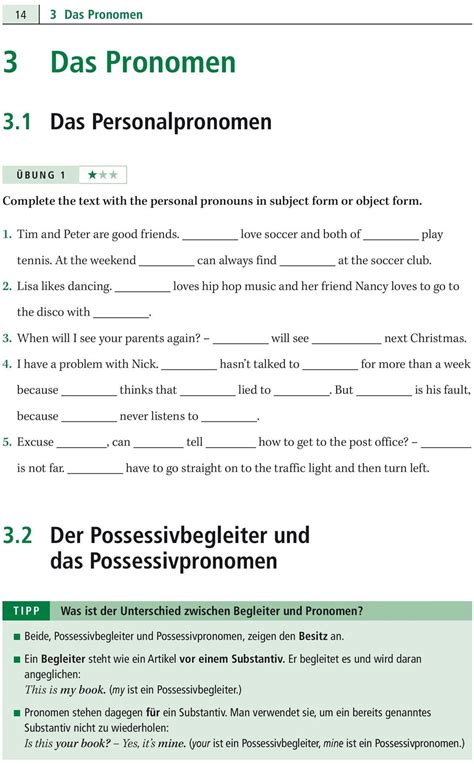 Englisch 5 Klasse Personalpronomen Erklärung Lerntipp Klasse 5 Und 6