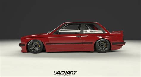 Fiber Glass E30 Coupe Front Lip Fenders Side Skirts Rear Wing Body Kit For 1984 To 1991 Bmw E30