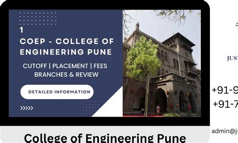 College Of Engineering Pune 2023 24 Admission Courses Offered Fees