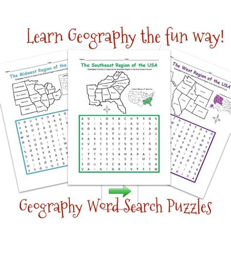 Interactive Printabless Instagram Post Printable Geography Word