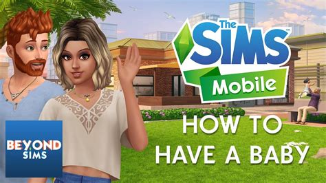 How To Have A Baby Tutorial The Sims Mobile Youtube