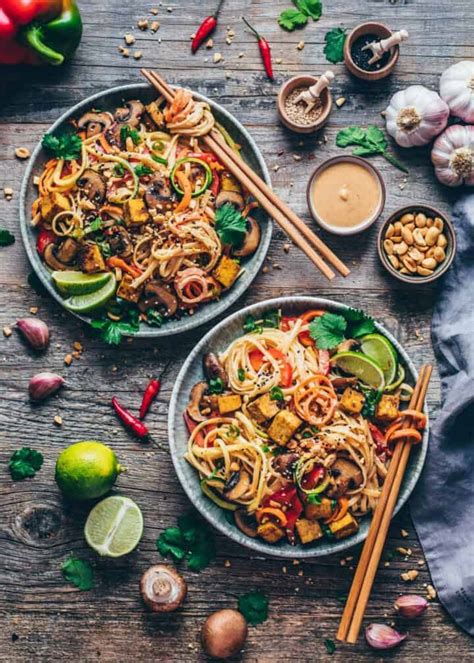 Veganes Pad Thai Mit Gem Senudeln Tofu Bianca Zapatka Rezepte