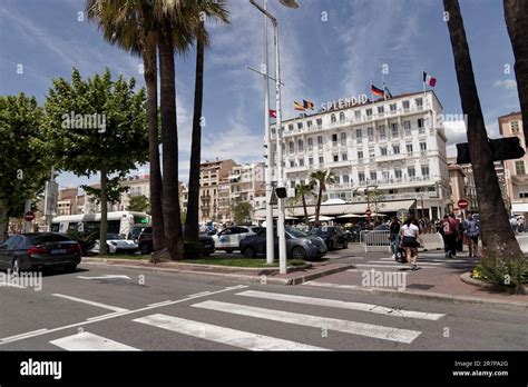 Cannes France Th May View Of Le Splendid Hotel During The Th