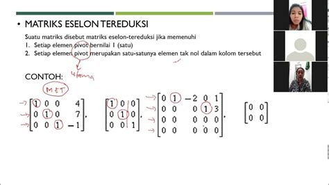 Obe Eliminasi Gauss Dan Eliminasi Gauss Jordan Part 1 Youtube