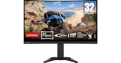 Lenovo G32qc 30 Va Hdr Curved Gaming Monitor 315 2560x1440 Qhd 170hz