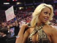 Naked Maryse Mizanin In WWE Monday Night RAW