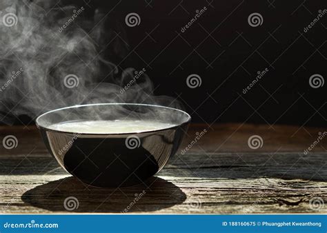 Steaming Of Hot Food Soup In A Bowl Stock Image Image Of Concept Gourmet