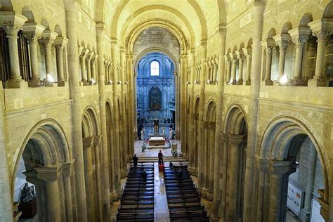 Interior Of Lisbon Cathedral Lisbon Portugal