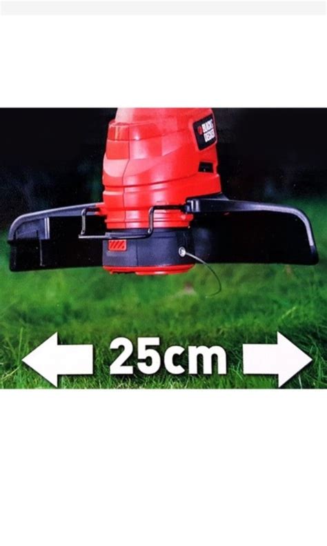 Black And Decker In Grass Trimmer W Gl Lawnmower Grass