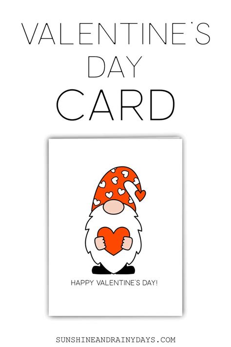 Printable Valentine Card in 2023 | Valentines cards, Valentines ...