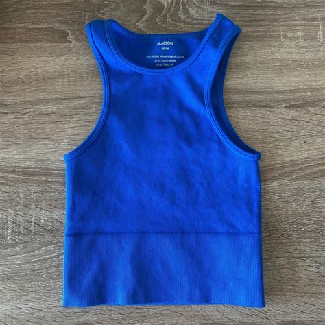 Glassons Royal Blue Sport Top Never Worn Perfect Depop