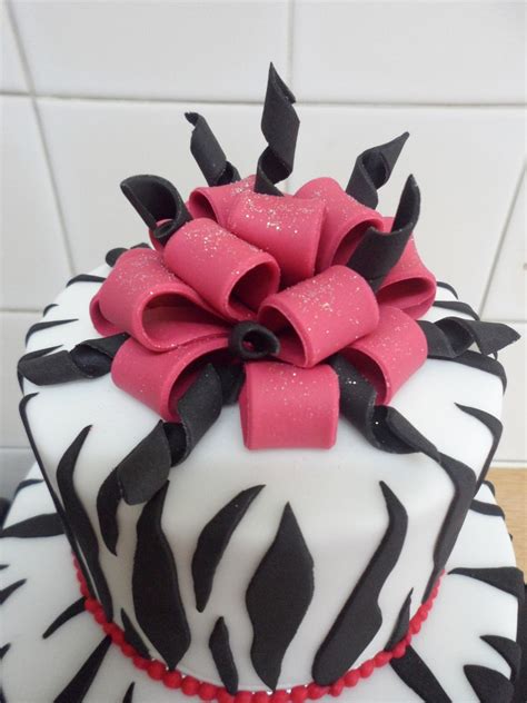 Zebra Print Cake CakeCentral