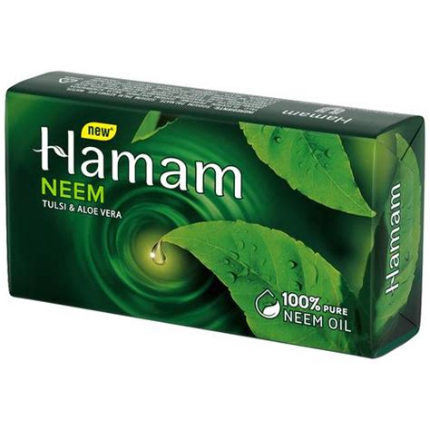 Buy Hamam Soap Bar Neem Tulsi And Aloevera 150 Gm Online At Best Price