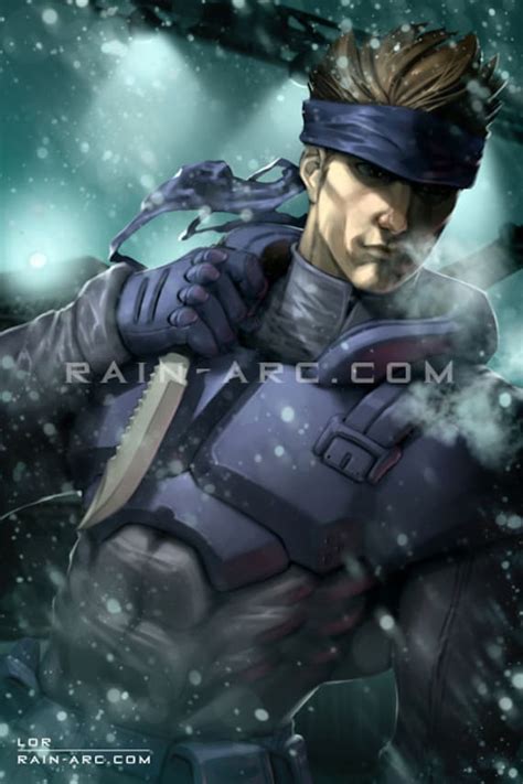 Solid Snake From Metal Gear Solid Art Print - Etsy