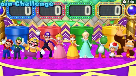 Mario Party 10 All Characters Coin Challenge Gameplay YouTube